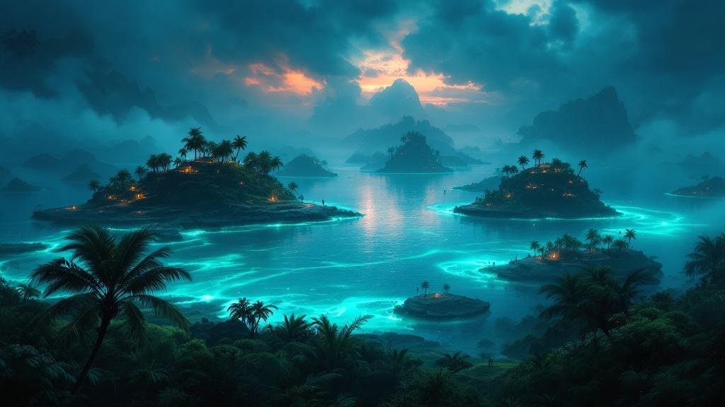 THE ISLANDERS OF THE SHIMMERING ISLES Banner