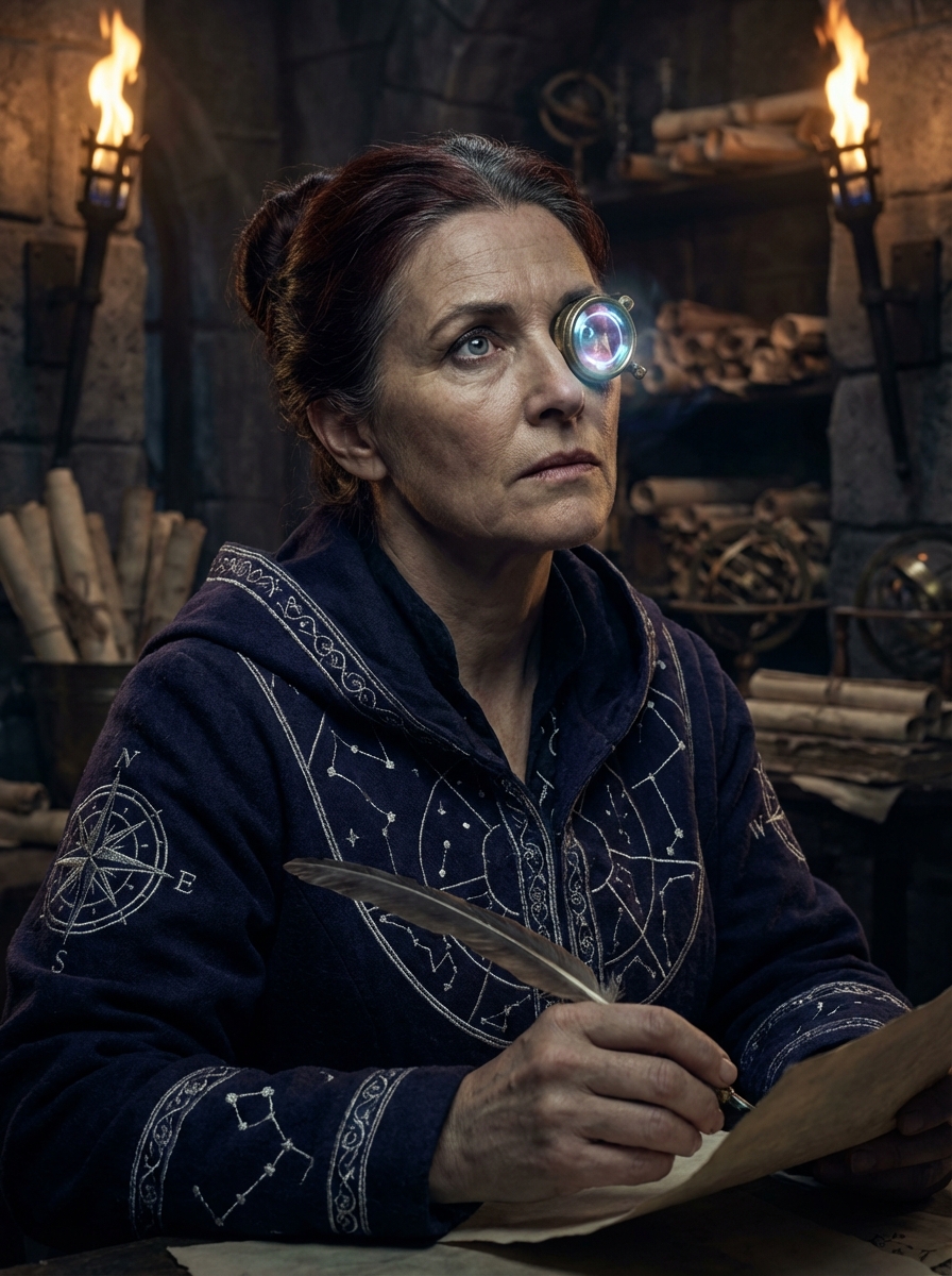 Ariel Investigating Portrait