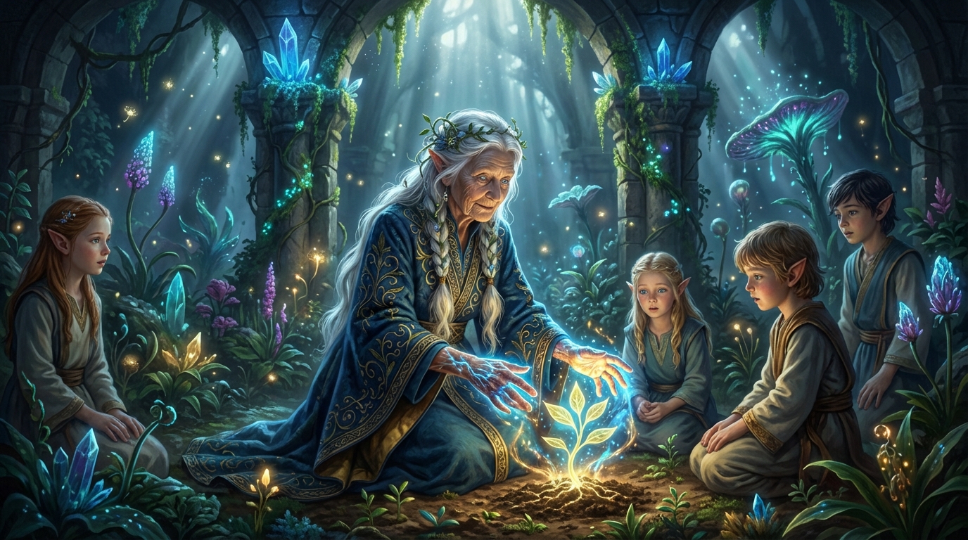 Pallene Nurturing Scene