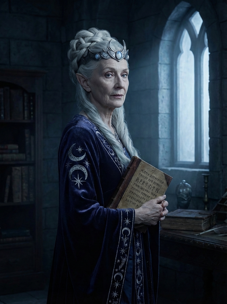 Titania Studying Full