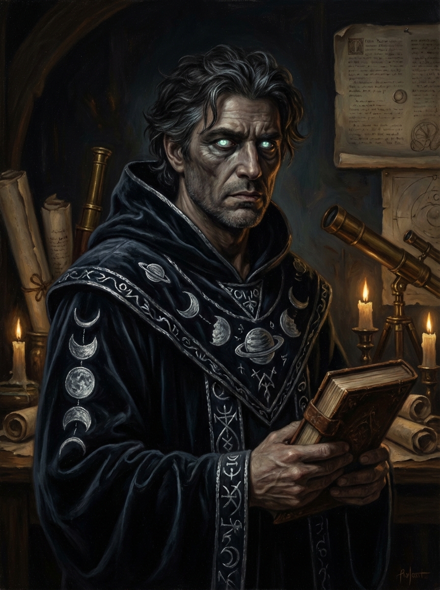 Umbriel Examining Portrait